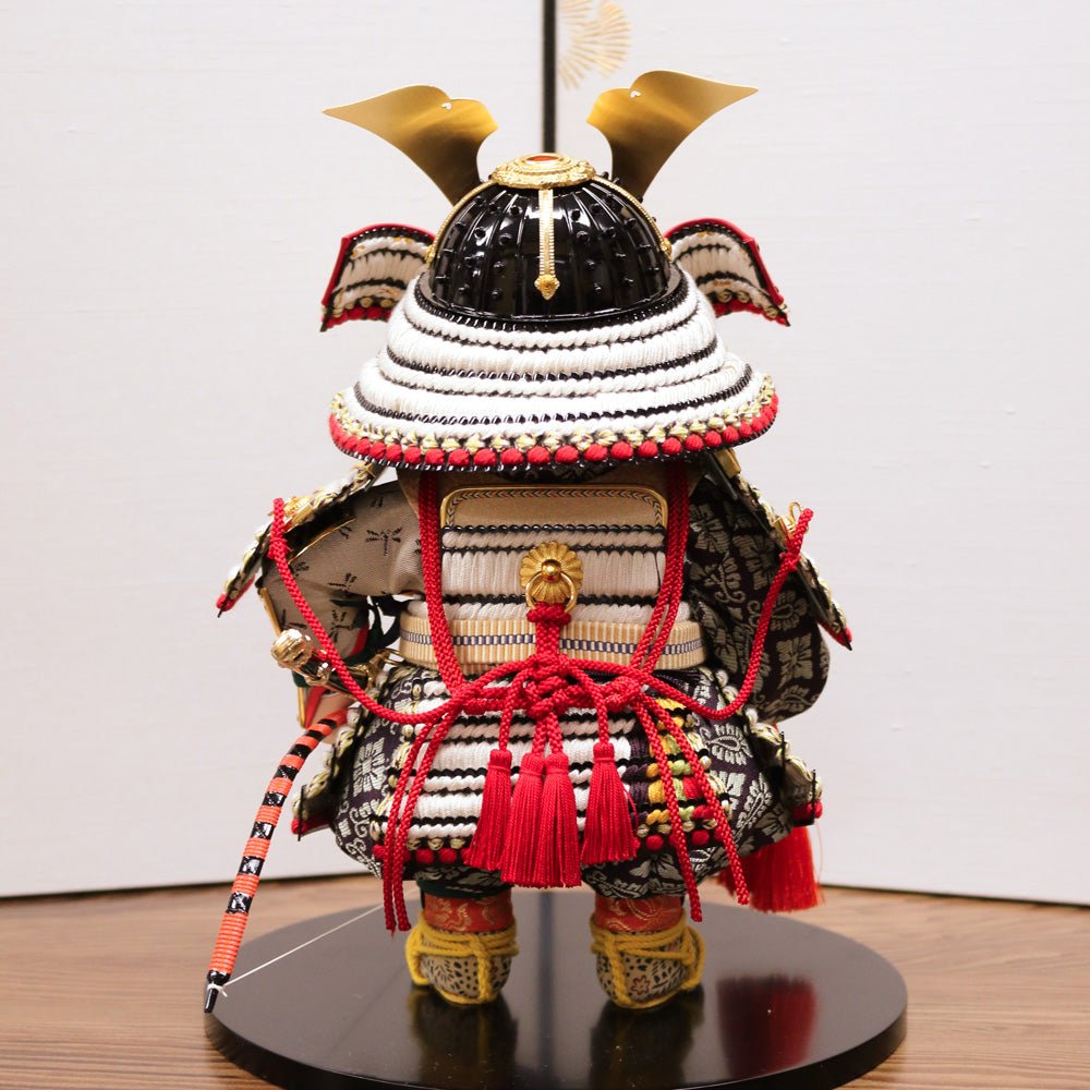 横幅45cm｜鎧着大将 大夢｜五月人形の子供大将 お顔の表情が豊か