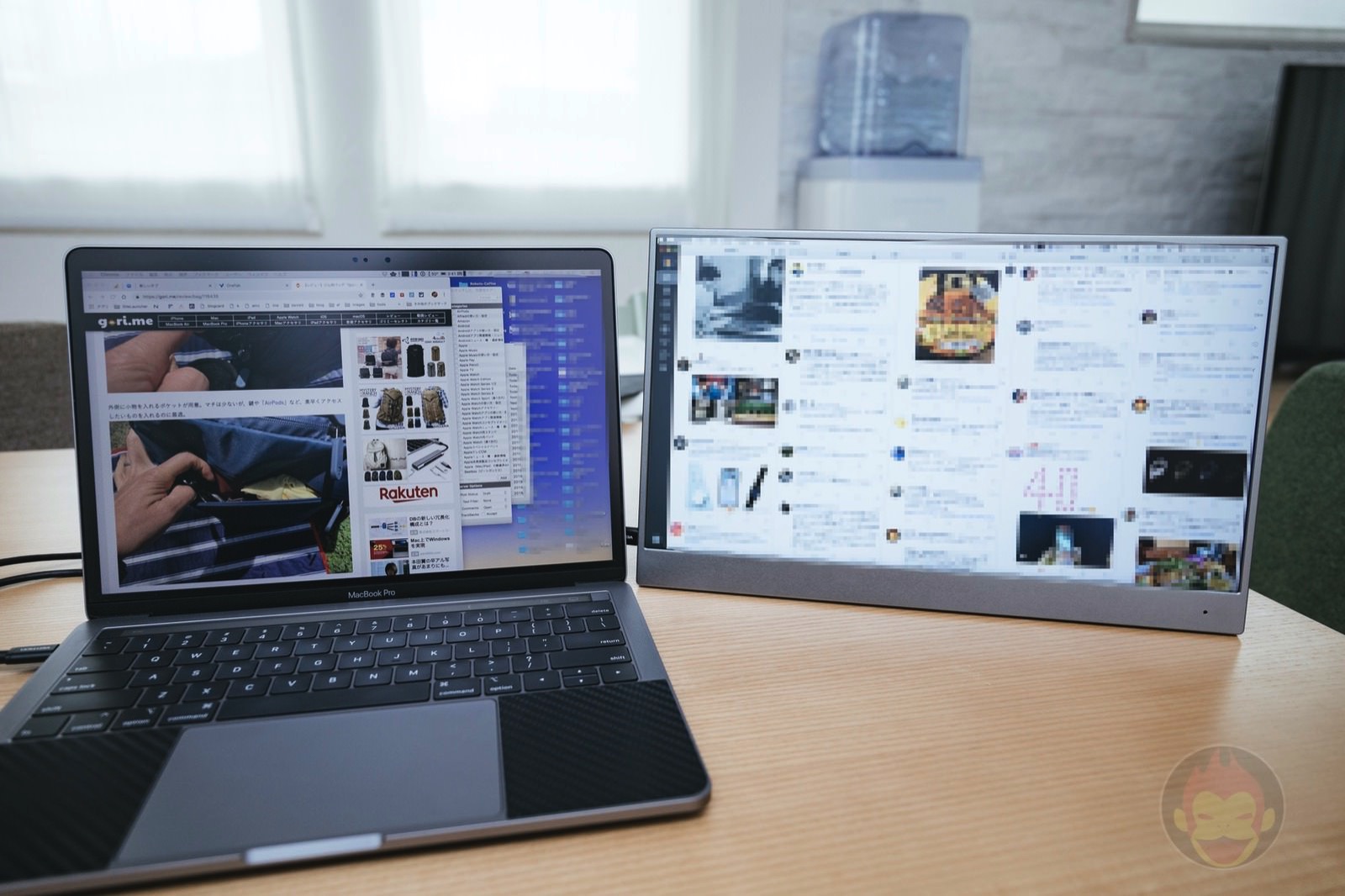 レビュー】モバイルモニター「TAIHE Gemini」のある生活：作業効率