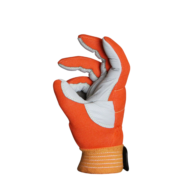 ガードレスキュー 手のひら滑り止め人工皮革 オレンジ - ユアサ