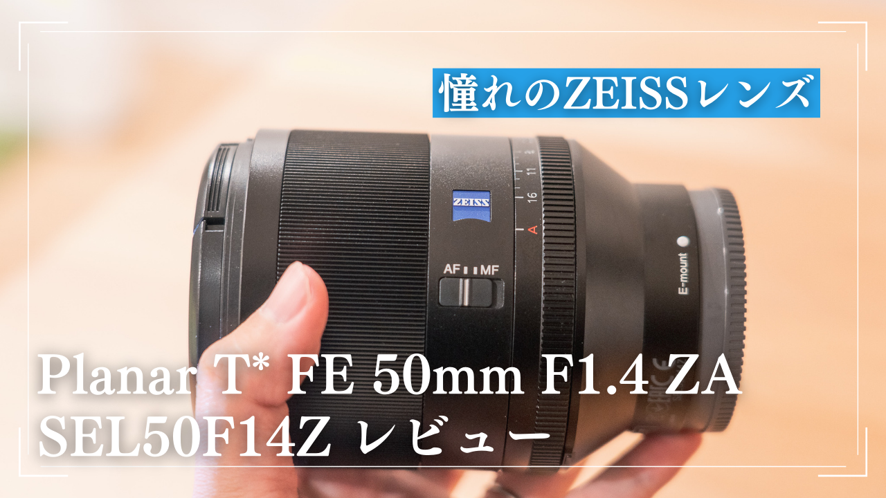 作例あり】子供を撮るためにコスパ最強のSony50mmF1.4単焦点レンズ