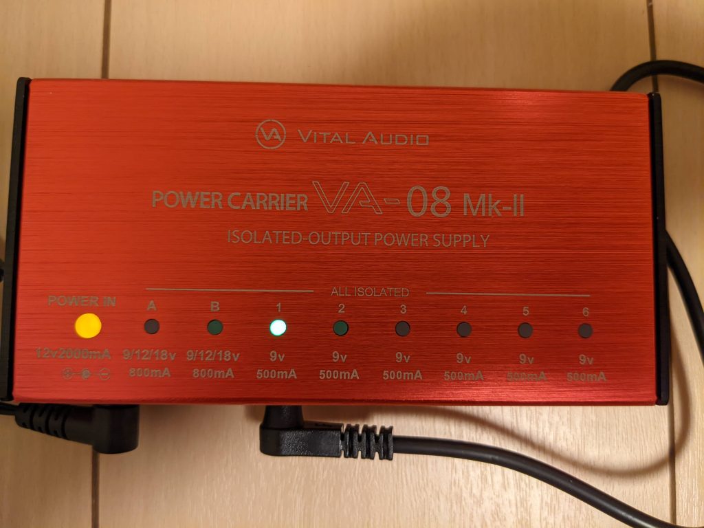 エフェークター用パワーサプライ。VITAL AUDIO ( バイタルオーディオ