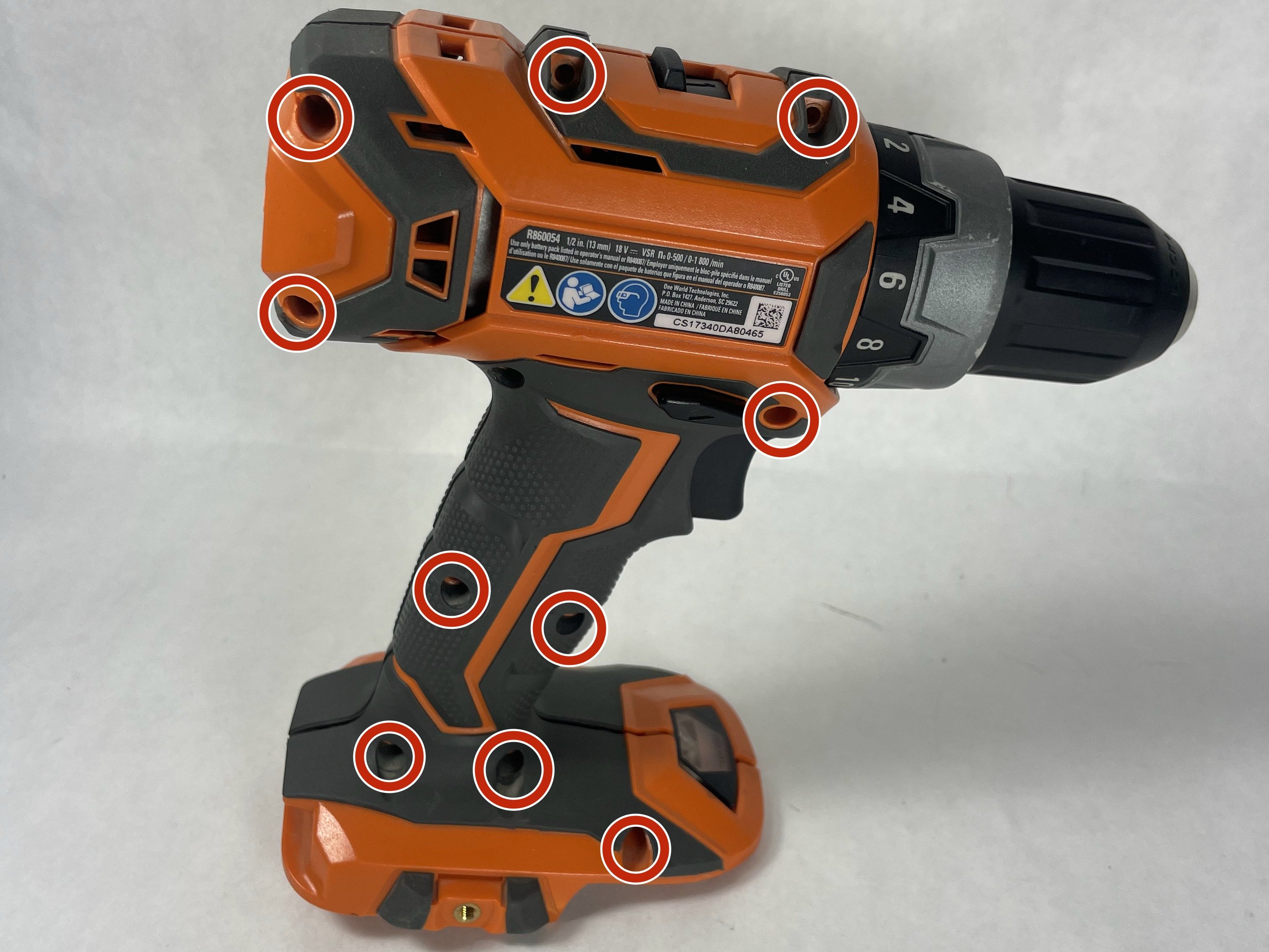 Ridgid R860054 Disassembly - iFixit Repair Guide