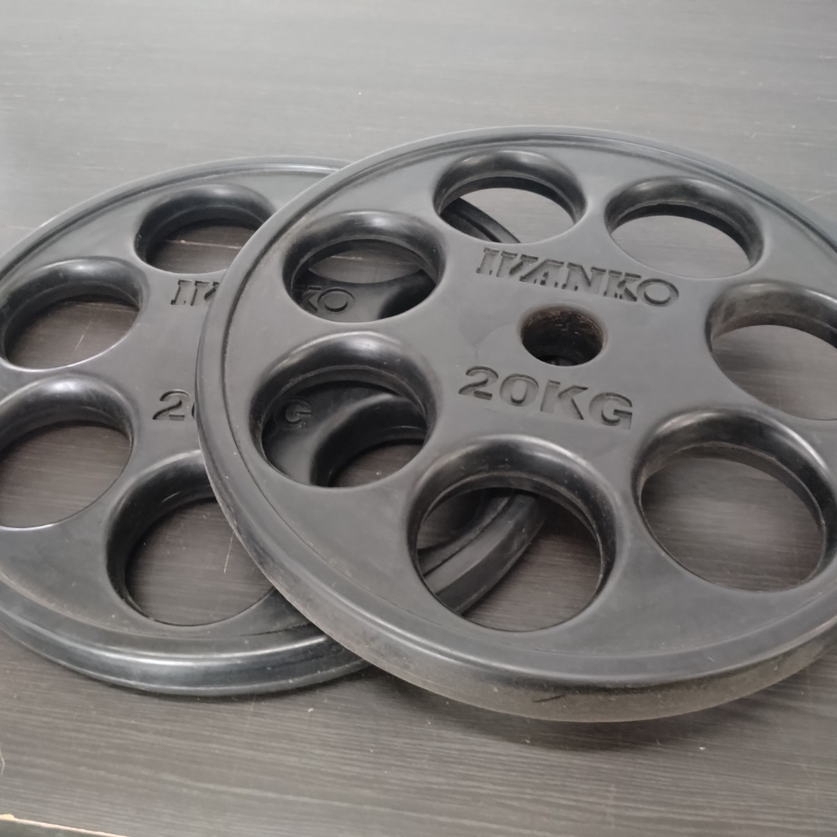 IVANKO(イヴァンコ) ROEZH オリンピックラバーEZプレート 20KG×2枚