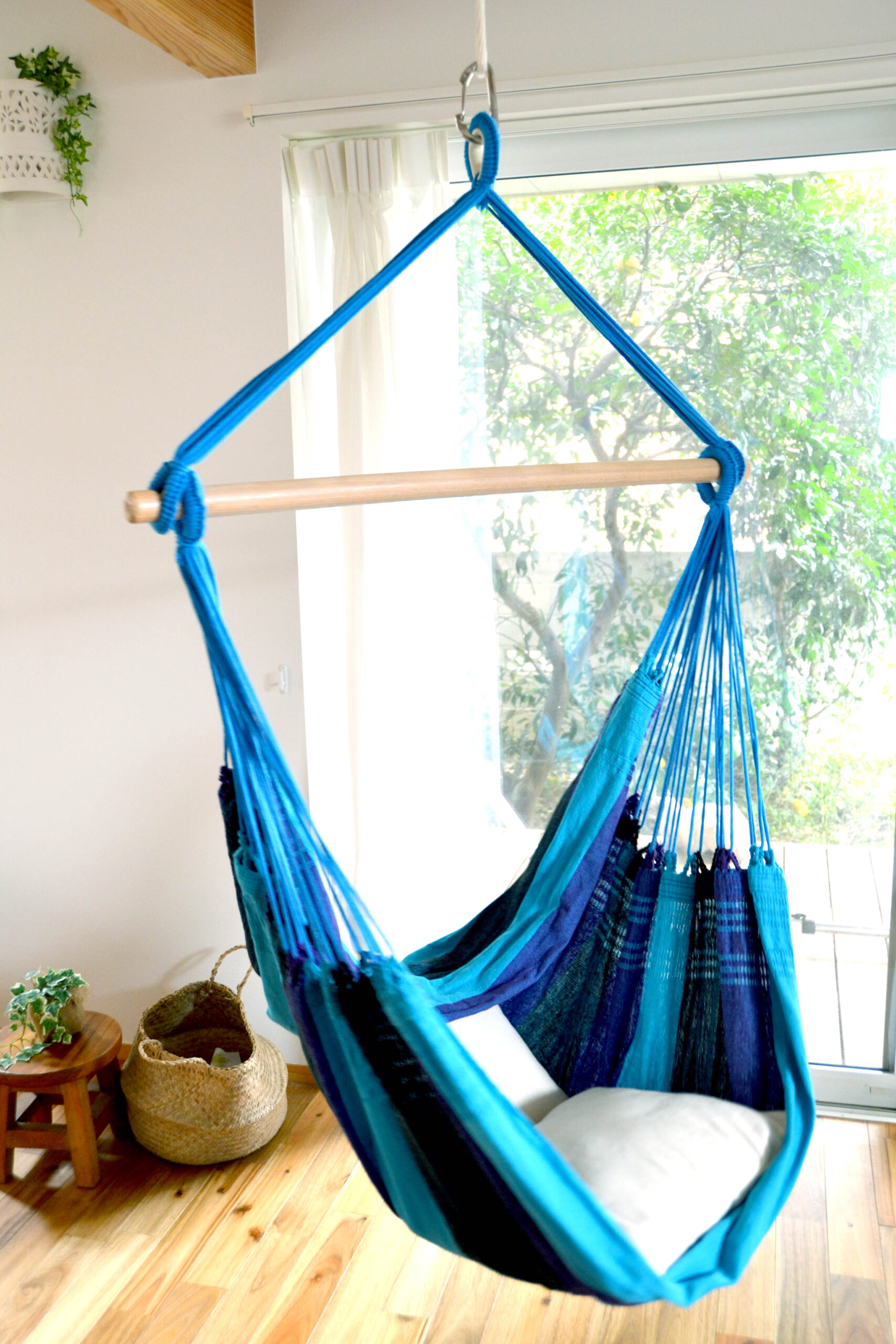 ブラジリアンハンモックチェア 「ブルーオーシャン」 ハンモックの専門