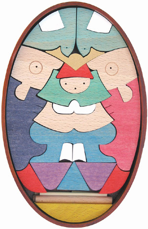 在庫あり】五月人形 遊プラン・小黒三郎 楕円鯉武者 木のおもちゃHANA