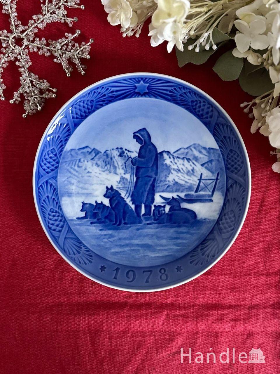 1978年ロイヤルコペンハーゲンのクリスマスプレート、グリーンランドの