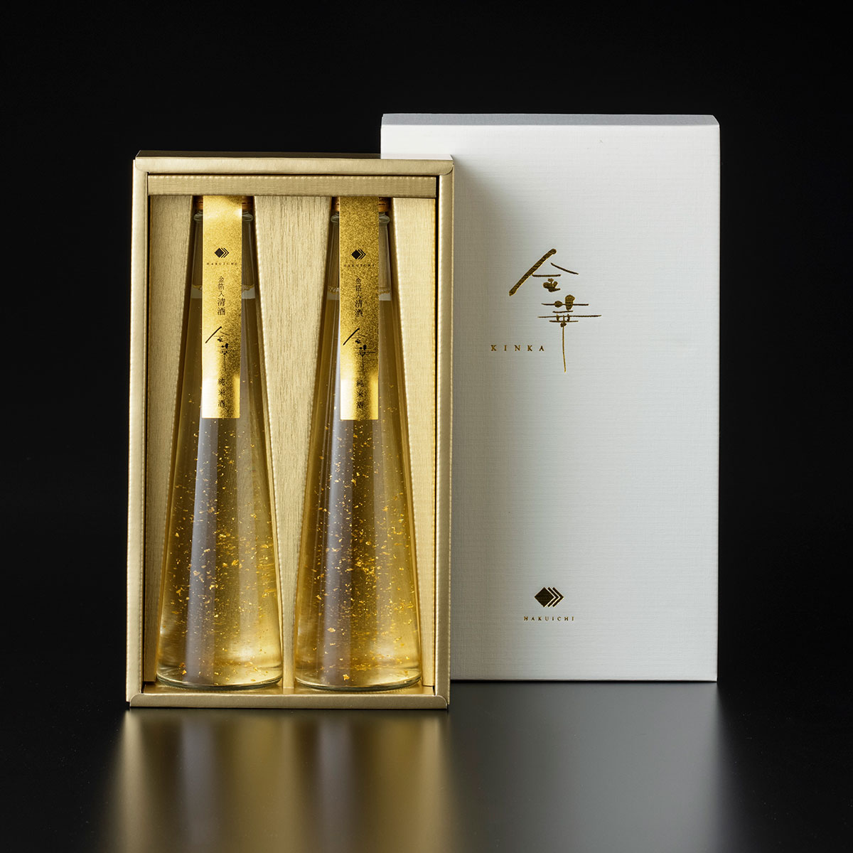 箔一 hakuichi 金箔 金沢箔 金沢 工芸品 金華 清酒 2本セット