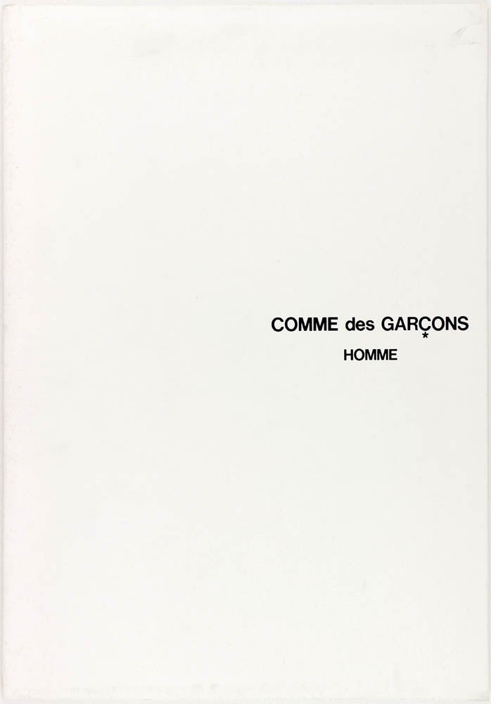 Comme des Garçons Homme No 27, 10 July 1987 | Rei Kawakubo
