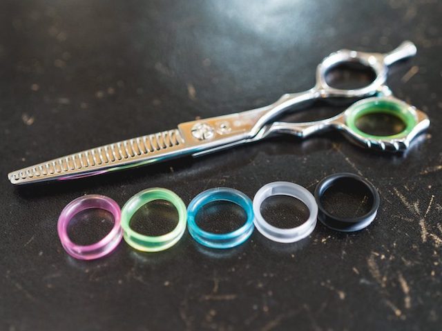 シザーリング（指穴）やわらかタイプ（美容師・理容師・トリマー用
