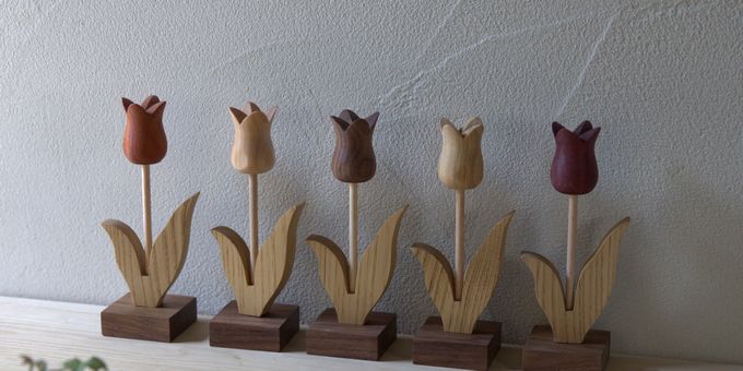 チューリップ オブジェ