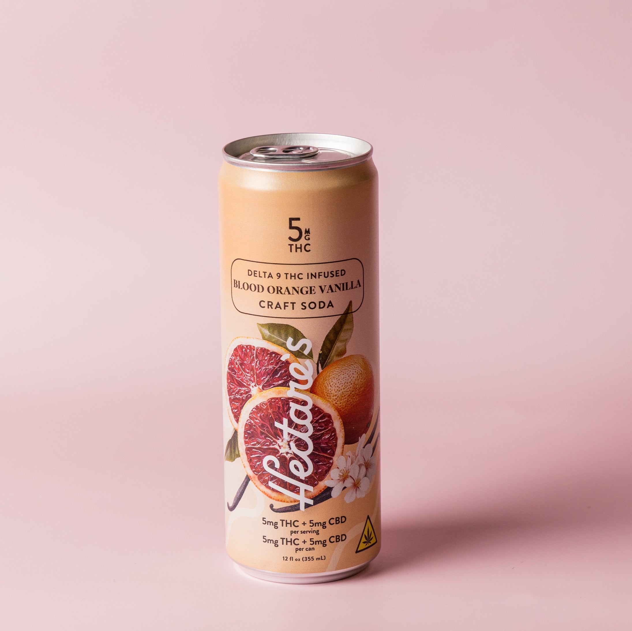 Blood Orange Vanilla Delta 9 Craft Soda 5mg - Hectares