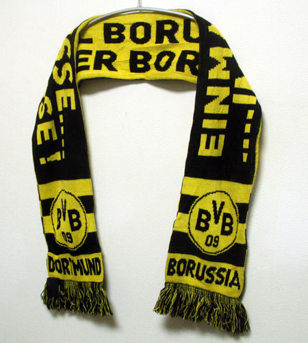 古着/USED] ドイツ製 ボルシアドルトムント サッカーマフラー ： za