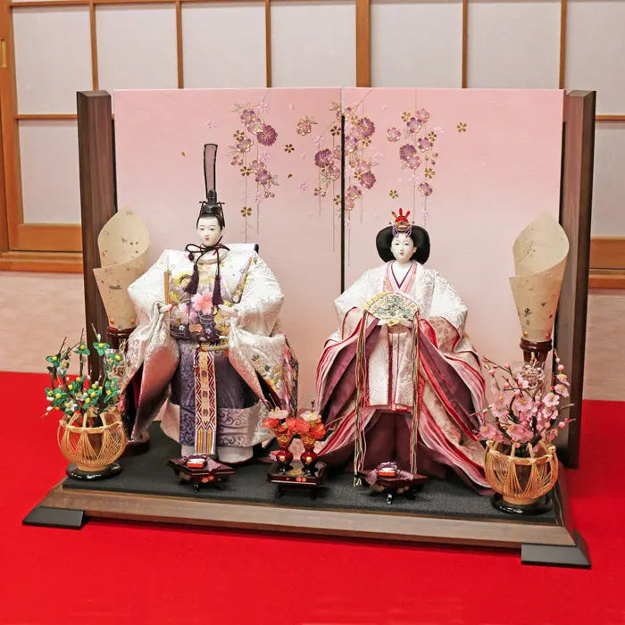 立ち雛の豪華絢爛な雛人形 ご納得 ご満足 ご満悦 【みよ雛】ひな祭りの