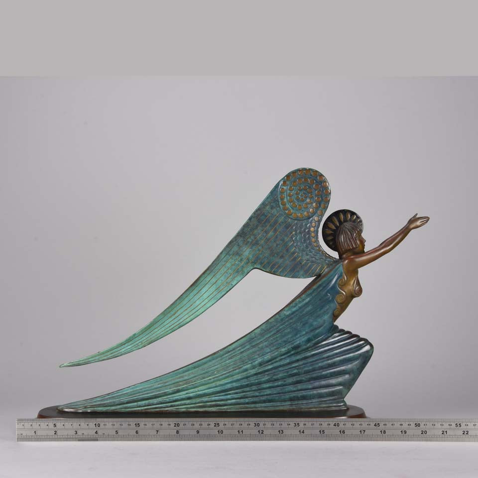 Erté Angel - Romain de Tirtoff Bronze Figure - Hickmet Fine Arts