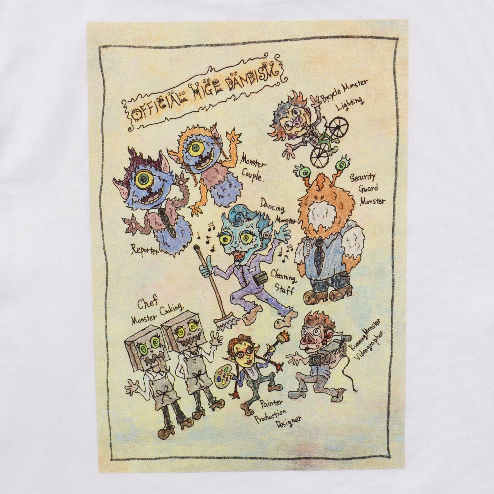 ロングスリーブTシャツ (日常) ホワイト – Official髭男dism ONLINE STORE