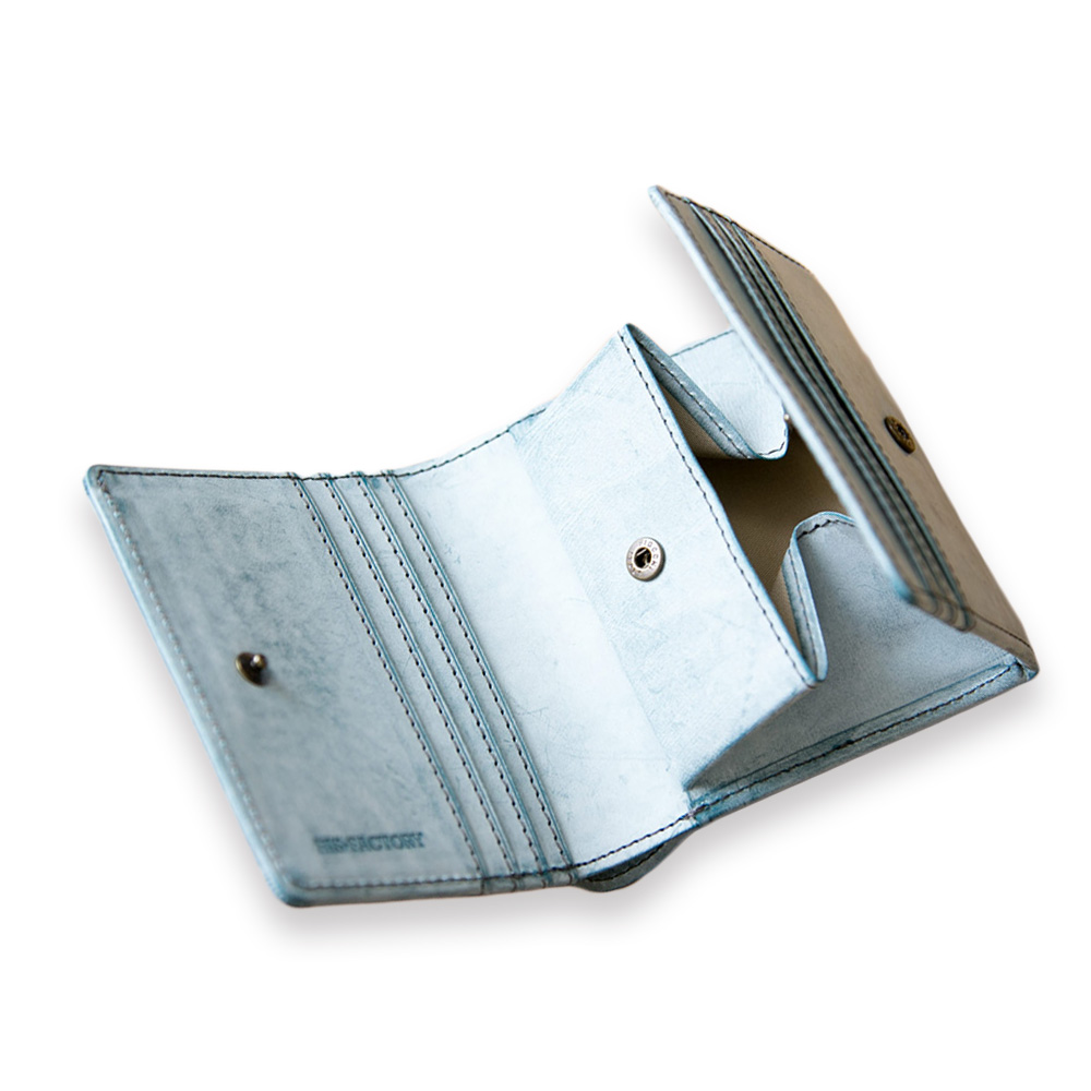 二つ折りコンパクト財布 “coprire” ゴースト | HIS-FACTORY