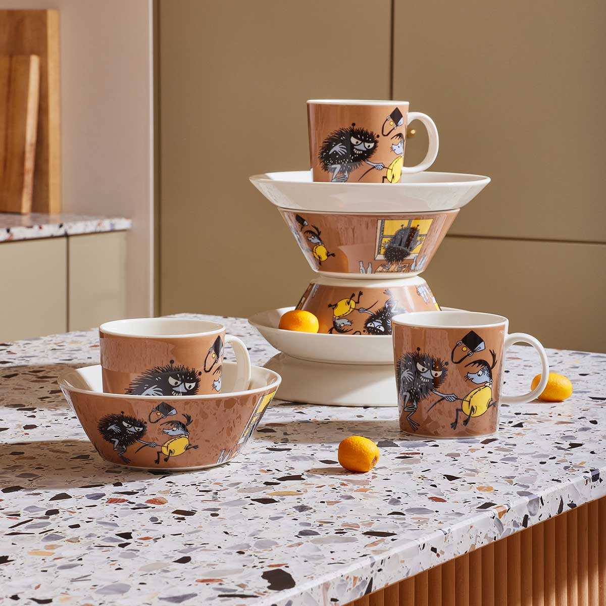 Moomin ムーミン ARABIA アラビア ボウル ( 15cm / スティンキー