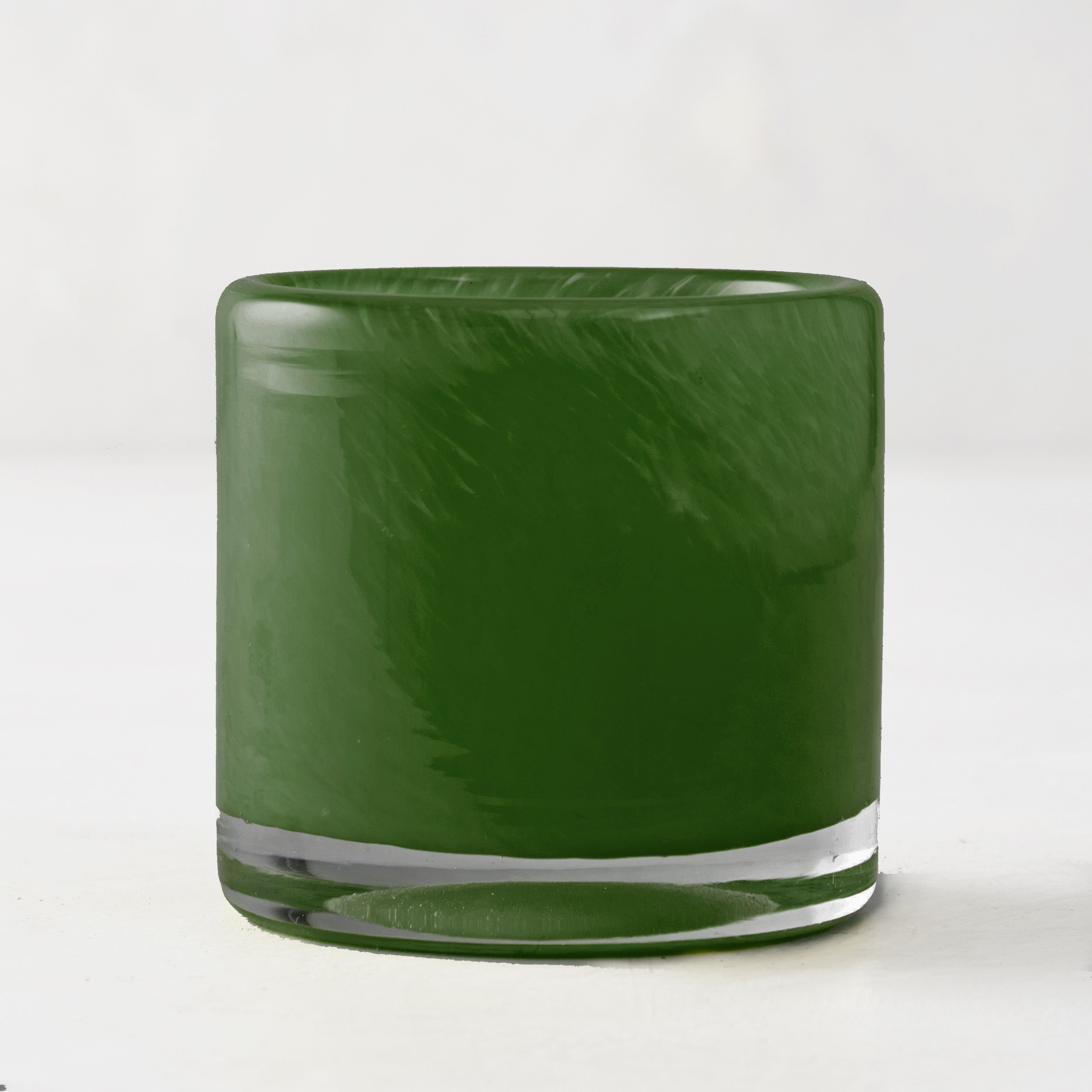 Green Votive Glass Candle Holder - Hudson Grace