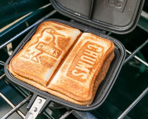 チャムスのホットサンドメーカーが可愛い！圧着具合や焼き加減も徹底