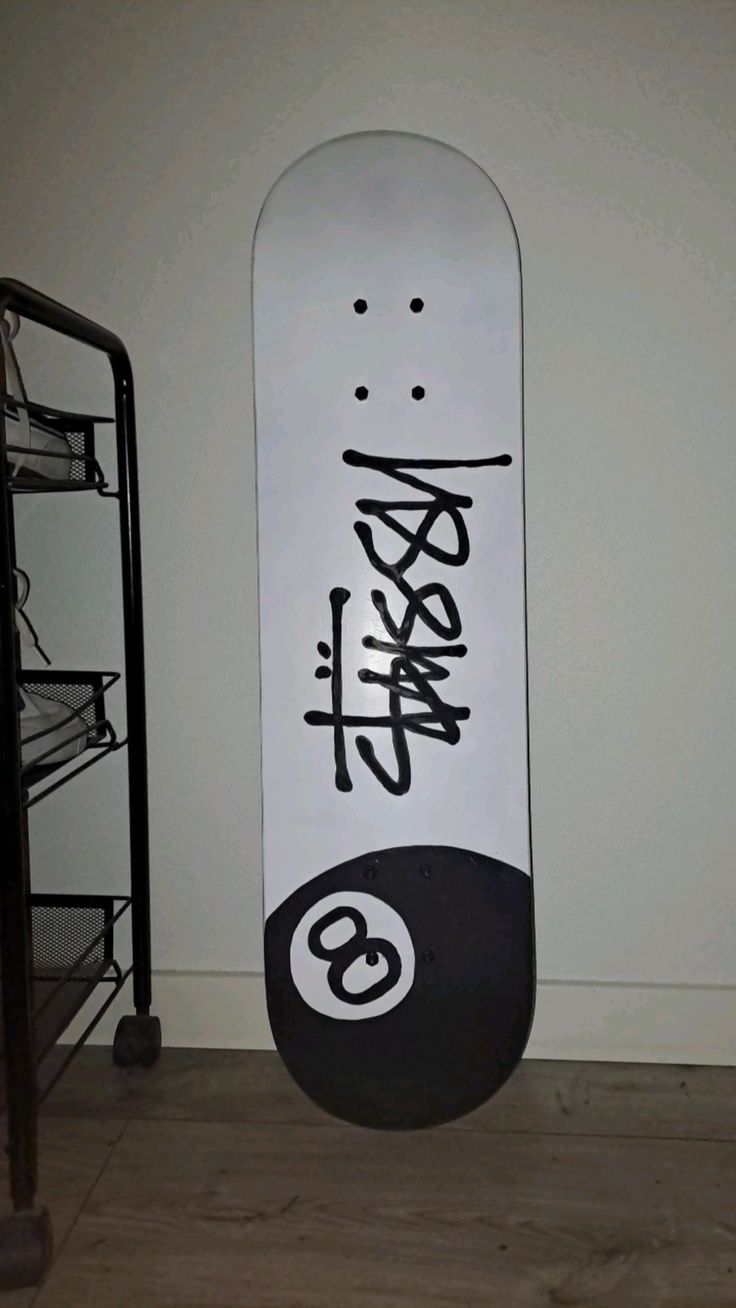stussy skateboard deck