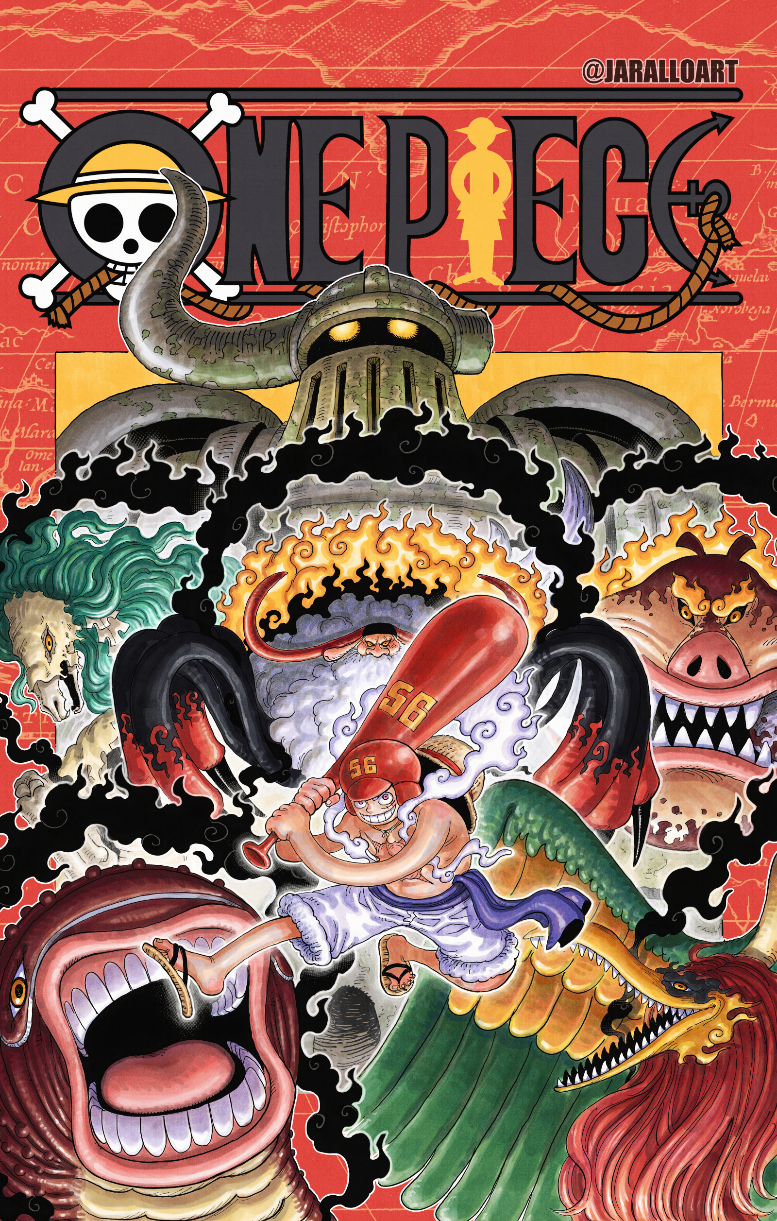 ONE PIECE 第110巻 表紙コンセプト [1111+ ネタバレ] : r/OnePiece