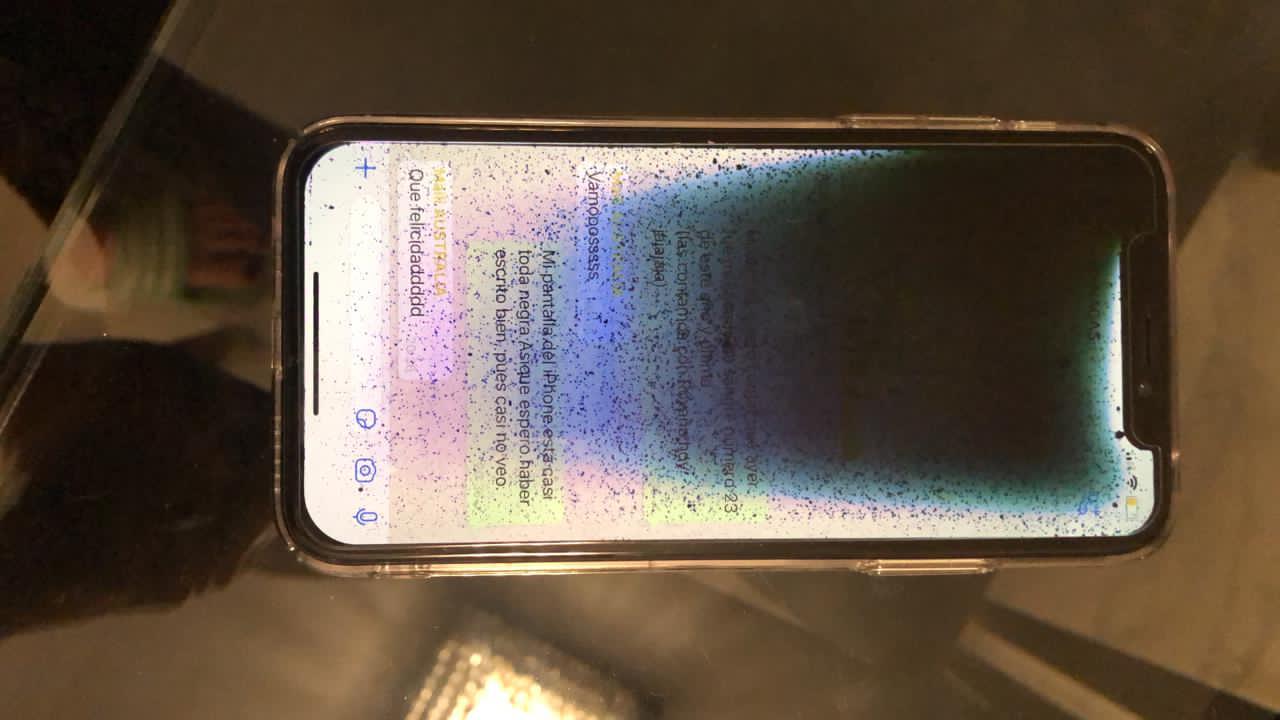Got this in for warranty. Is this a fabric defect? Iphone x hard