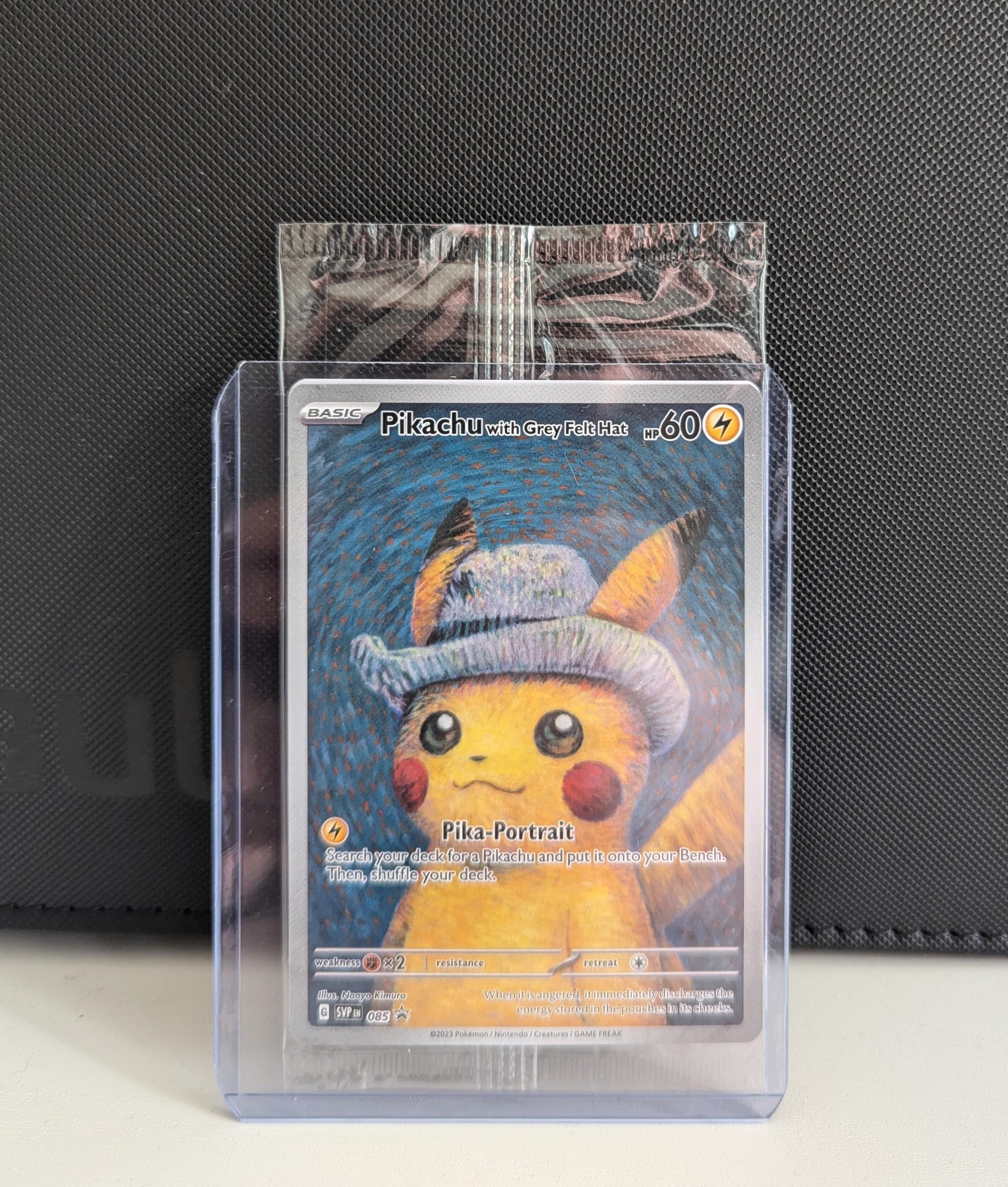 Sealed - Grey Felt Hat Pikachu : r/PokeInvesting