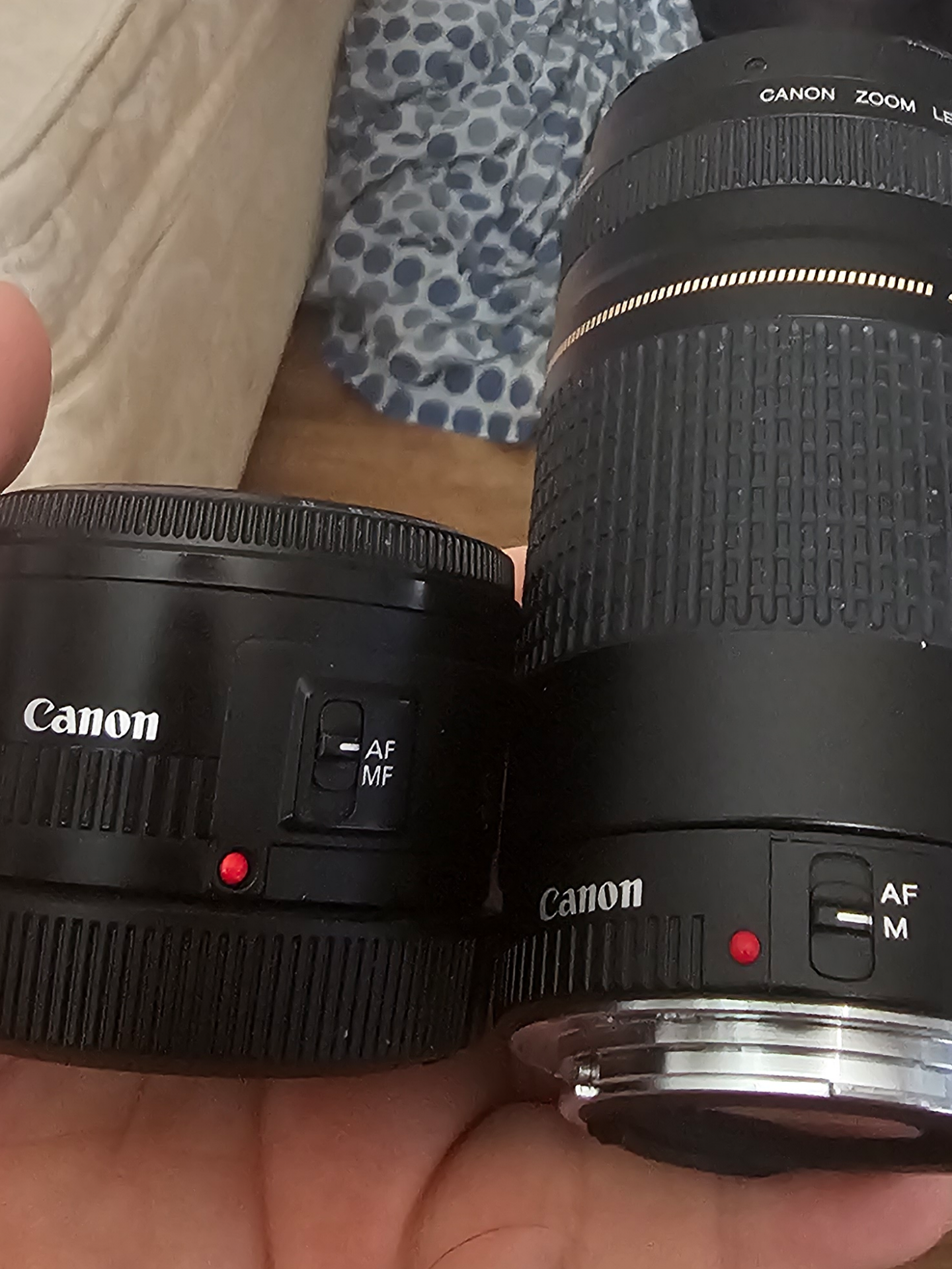 I got a used 6D Mark II, and got these lenses with it. Problem is