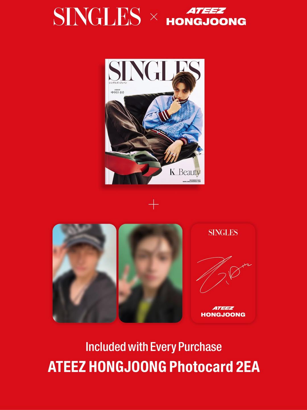 251121 Singles Magazine Instagram | ATEEZ Hongjoong Update : r/ATEEZ