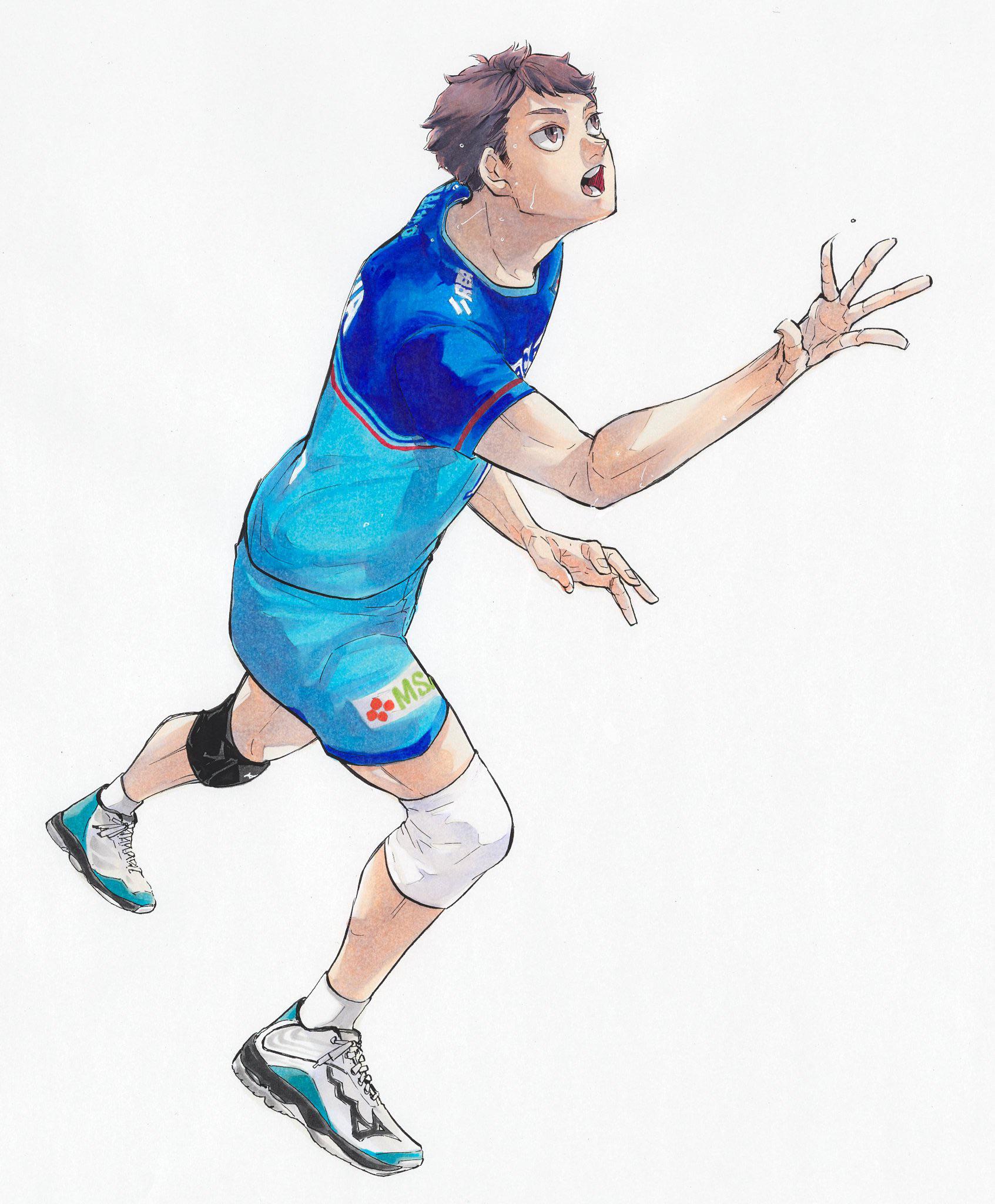 ハイキュー!! 10周年記念イラスト1：及川徹 in サンフアンジャージ : r