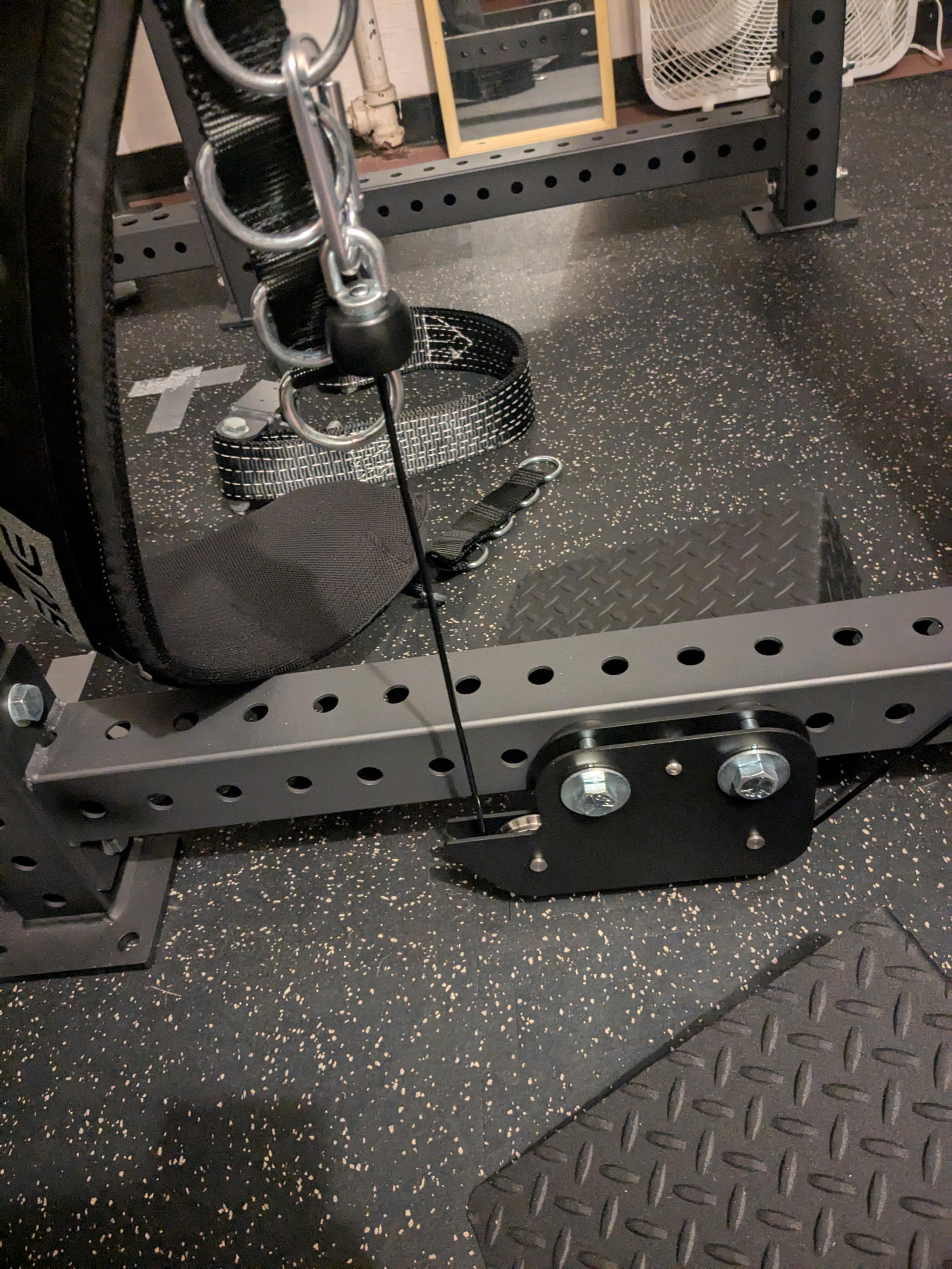 ダイアルドモーションのベルトスクワットアタッチメントレビュー : r