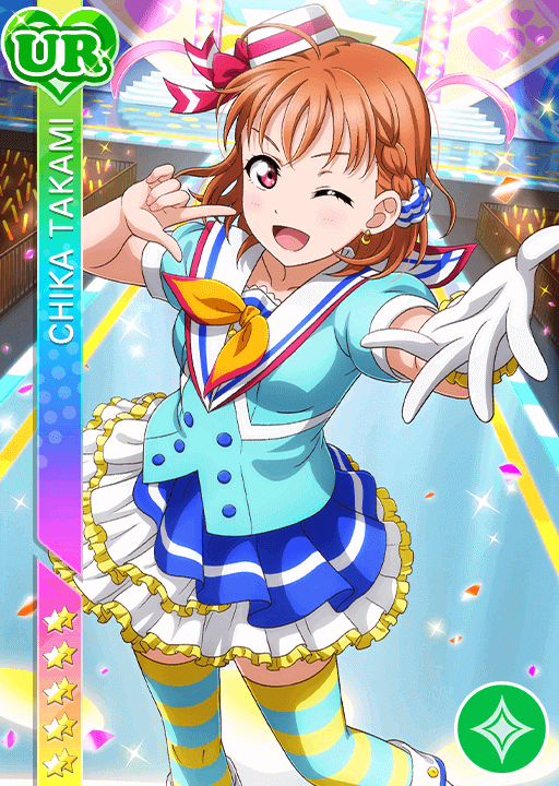 School Idol Tomodachi - Cards Album: #2696 Takami Chika UR