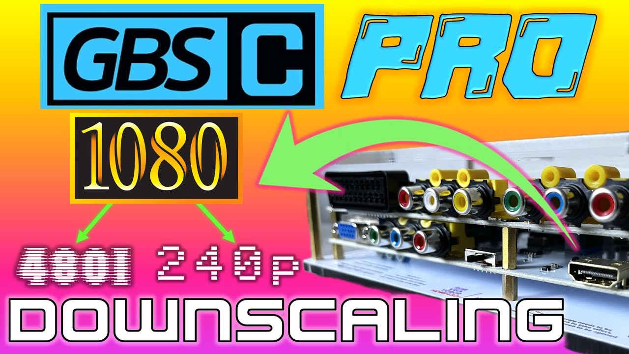 Frankenstein GBS-C with 1080p HDMI Input and 480i Output - RetroRGB