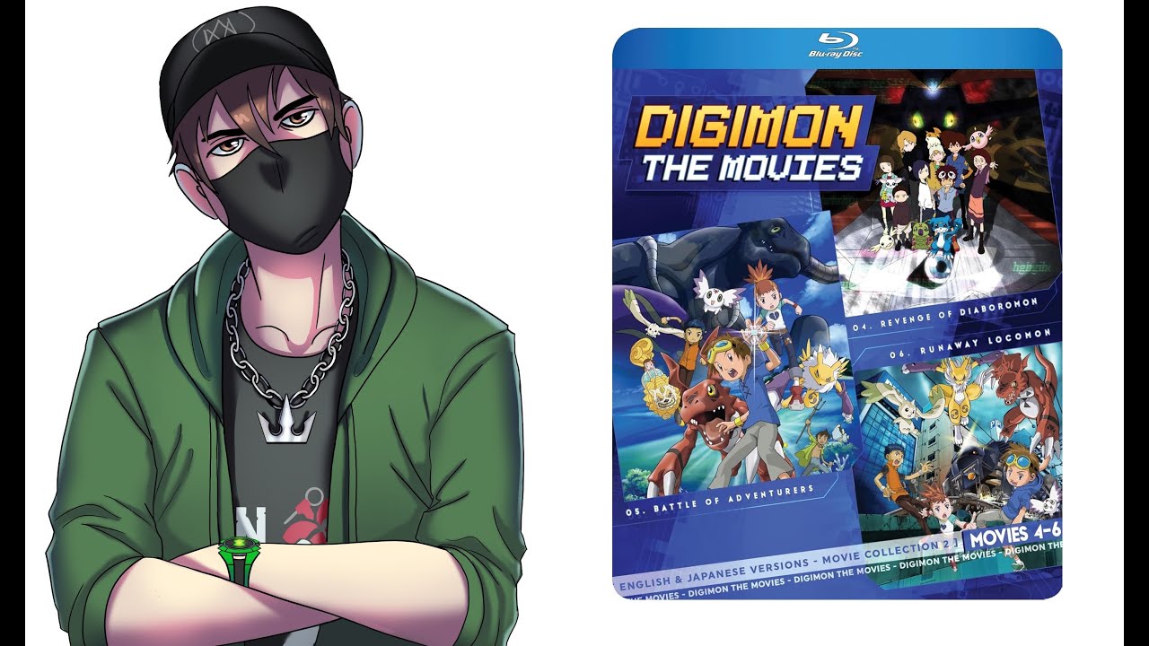 Digimon The Movies Collection 2 Blu-Ray Unboxing - YouTube