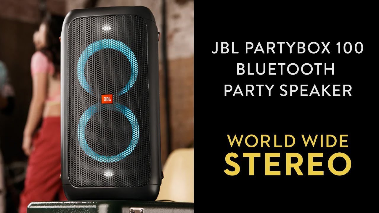 Review: JBL PartyBox 100 Bluetooth Speaker - YouTube