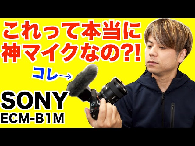 ソニーマイクECM-B1M 本当に神マイクなの?!音楽家が検証してみた