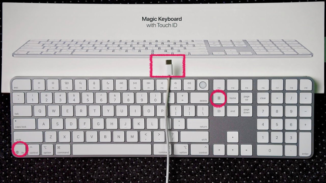 New Apple Magic Keyboard with USB-C Overview for M4 Mac Mini - YouTube