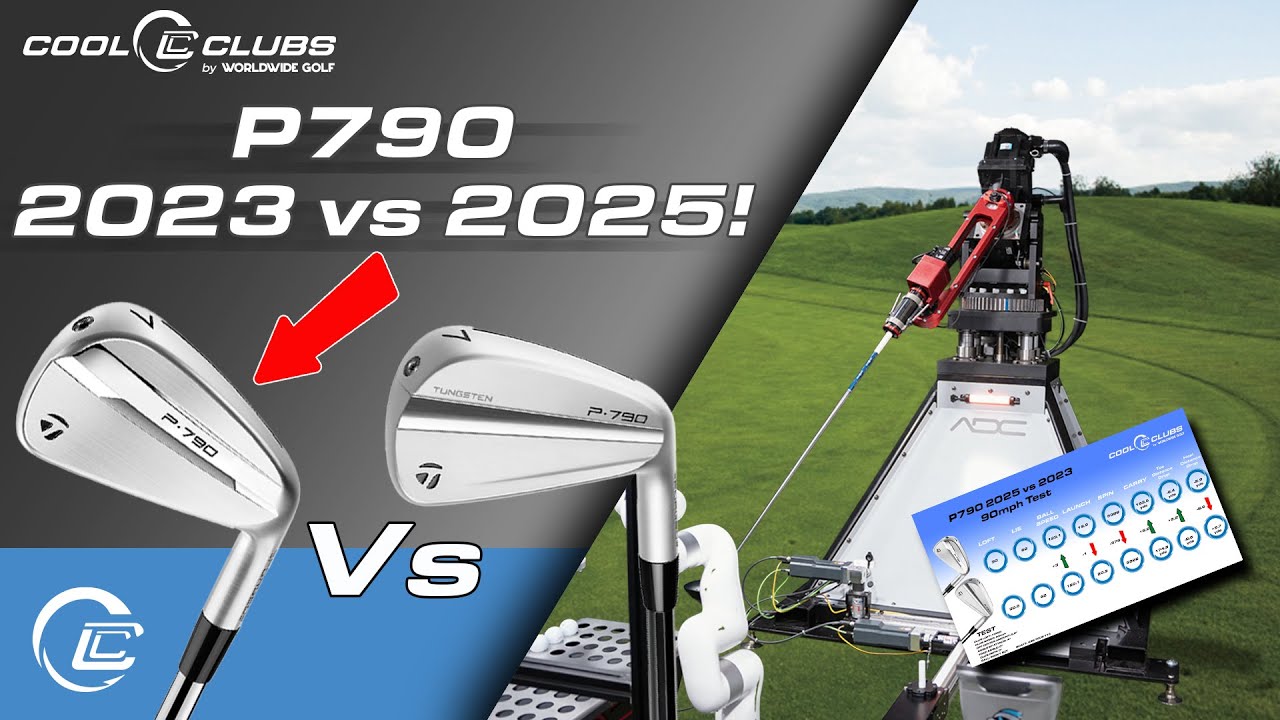 Taylormade's 2025 P790 vs. 2023 P790 – The Robot Reveals the Truth