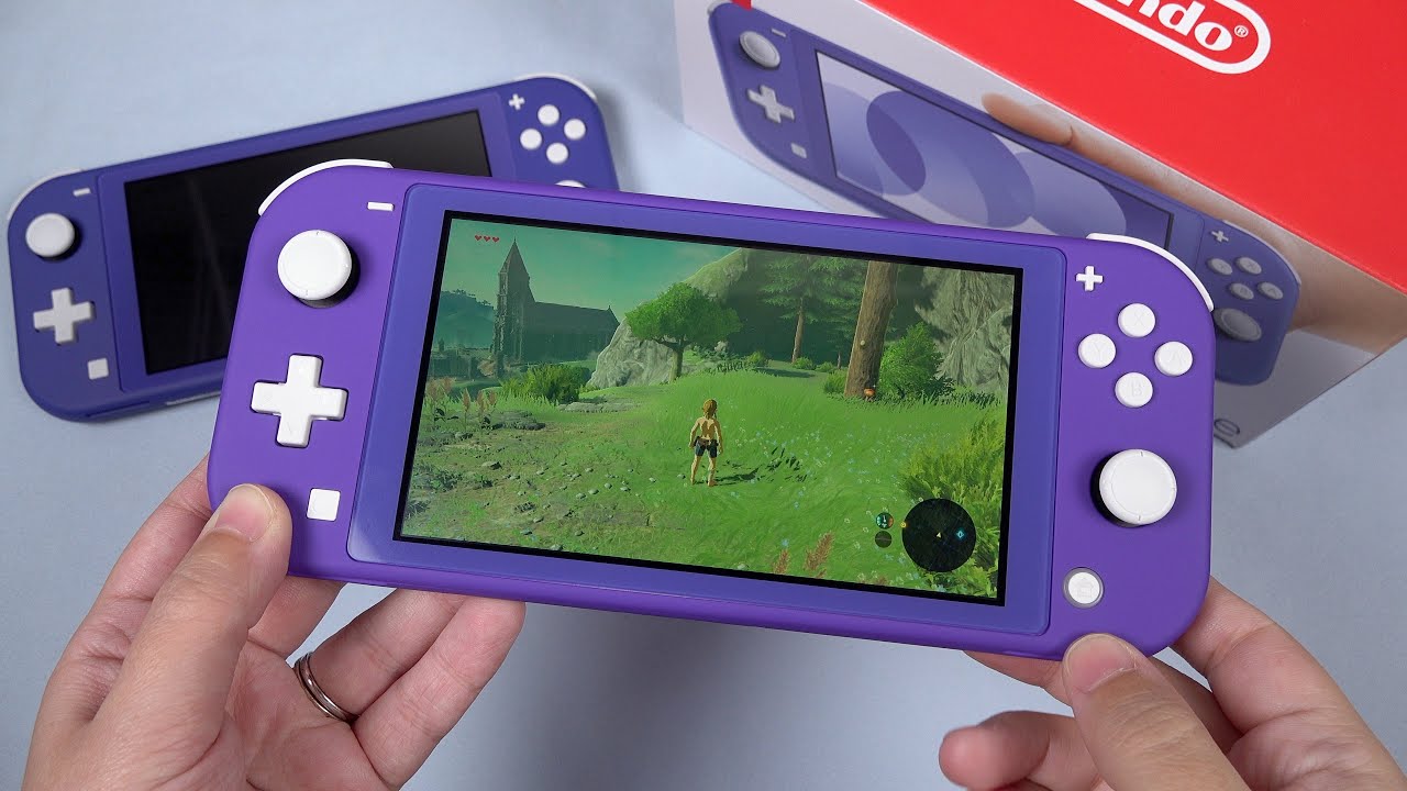Unboxing Blue Switch Lite: NOW It's Purple 😂 [Shell Swap] - YouTube