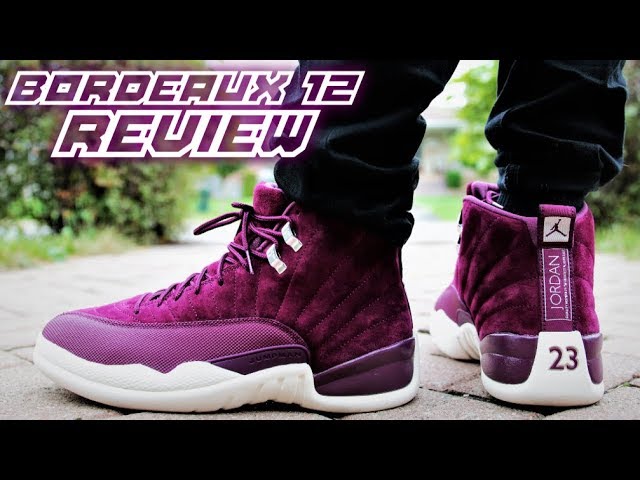 Air Jordan 12 Bordeaux REVIEW | On-Feet | SNEAKERTALK - YouTube