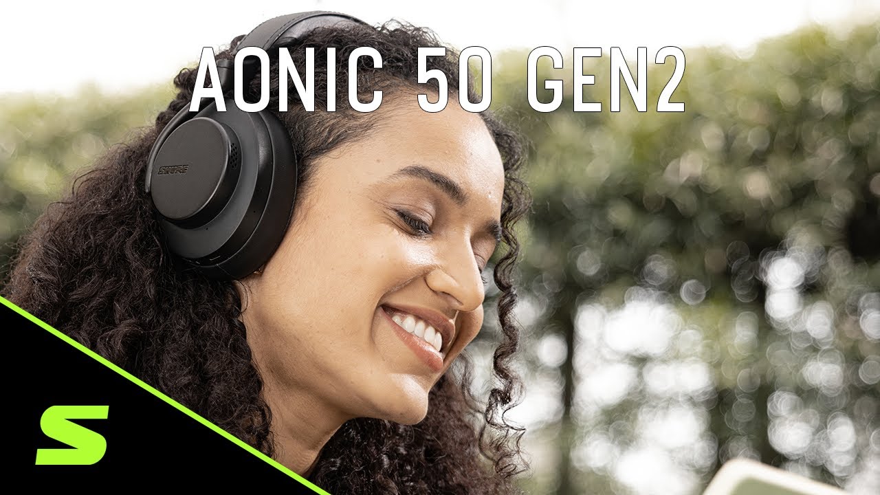 SHURE AONIC50 Gen2 第2世代 (ブラック) ワイヤレスヘッドホン ノイズ
