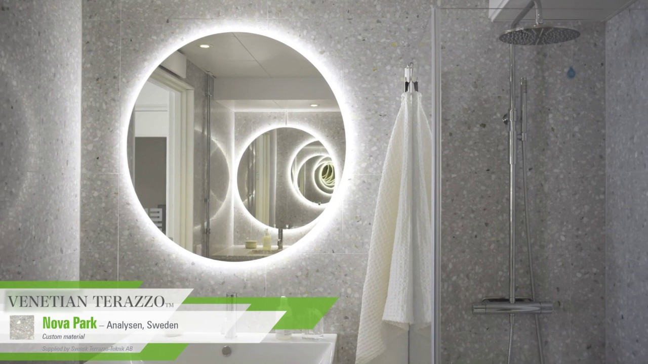 ヴェネチアン・テラゾ シンデレラグレー水磨 600角｜石材・天然石の