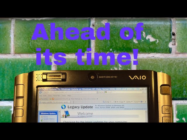 Sony Vaio VGN UX180p Micro WIN XP 2006 AHEAD OF ITS TIME‬