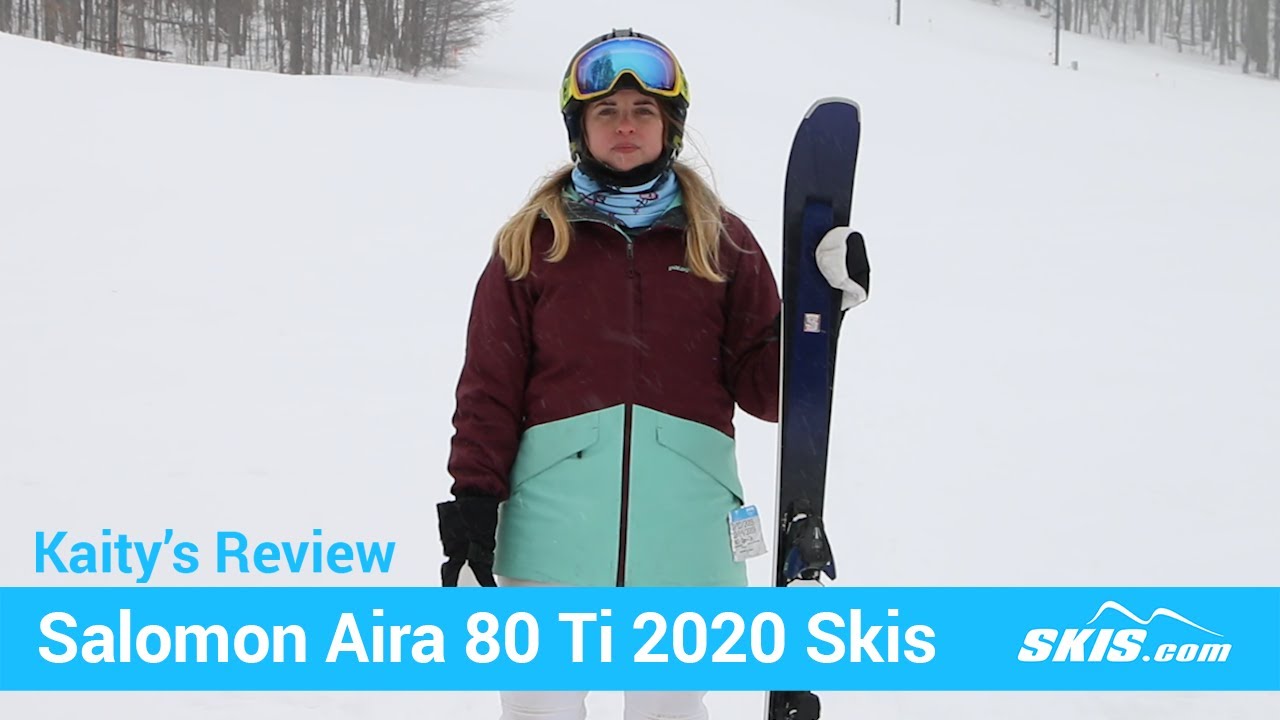 Kaity's Review-Salomon Aira 80 Ti Skis 2020-Skis.com - YouTube