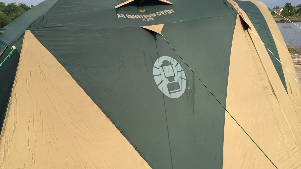 Coleman BC Canopy Dome 270 Plus Review By D4Camper 5 - YouTube