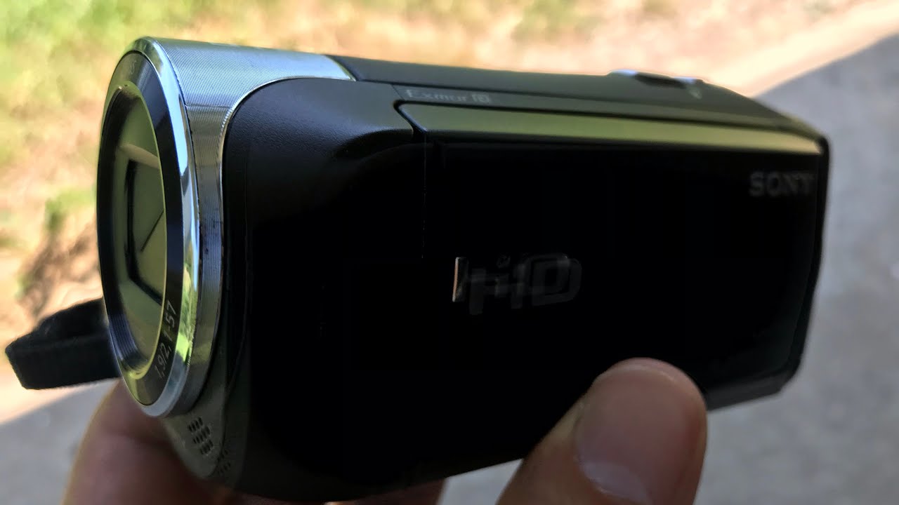 Sony HD Handycam HDR-CX240 - 9.2 megapixels still image recording