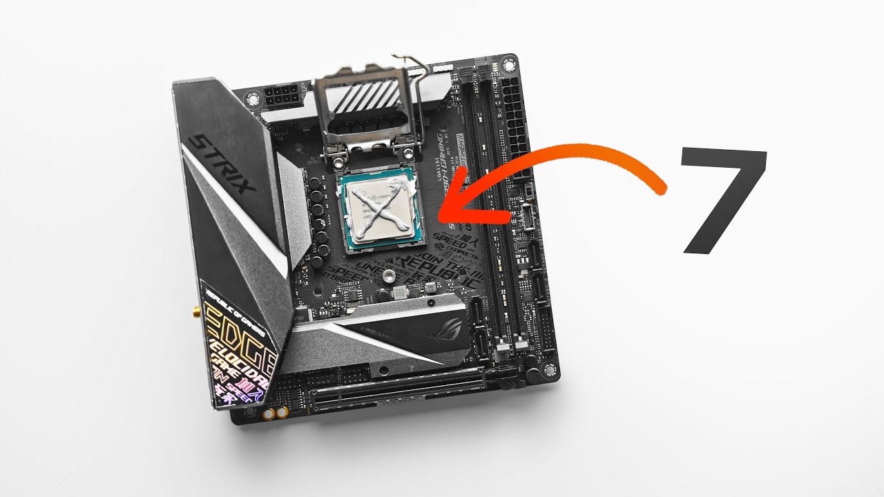 AMD Ryzen 7 5700X with ROG B550i Gaming - Unboxing & PC Build