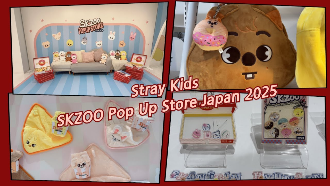 Stray Kids SKZOO Pop Up Store Japan 2025 - YouTube