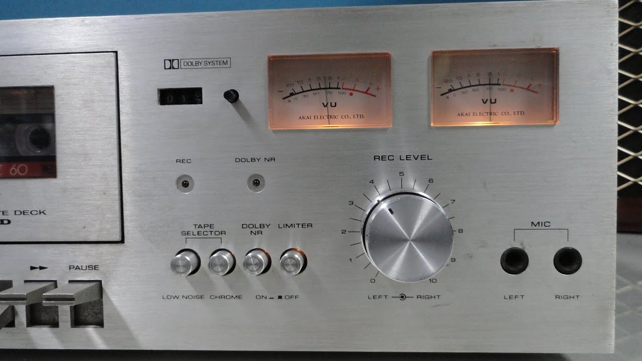 O Rei do Som - Tape Deck Akai CS-702D - YouTube