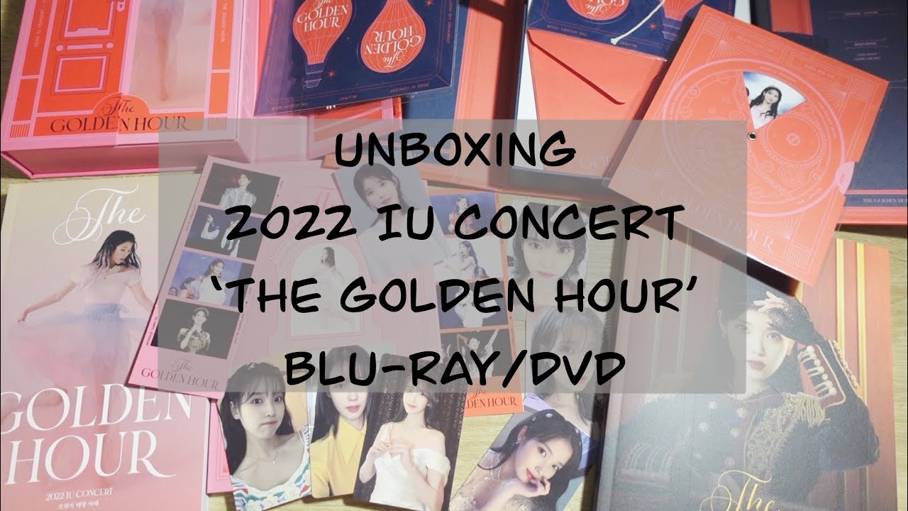 Unboxing | 2022 IU CONCERT'THE GOLDEN HOUR 'Blu-ray&DVD - YouTube